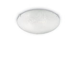 Lana Modern Flush-Mount Glass Ceiling Light