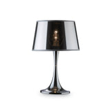 Modern Elegance: Large Chrome Table Lamp from the London Collection