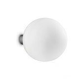 Mapa Modern Globe Wall Light in White Finish