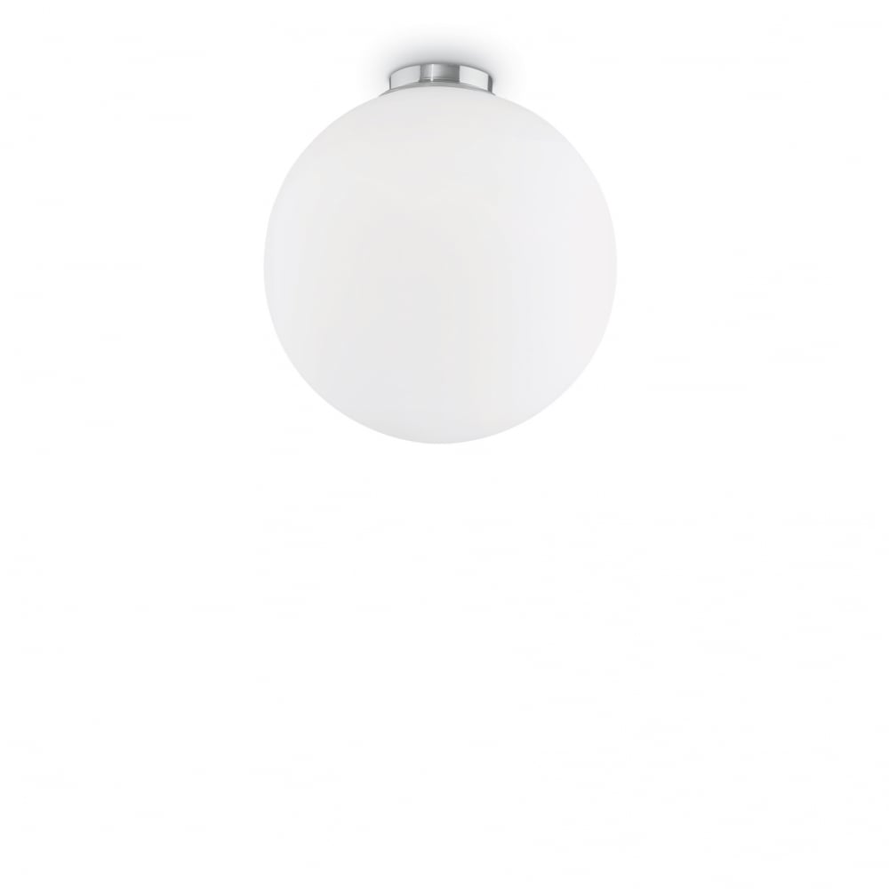 40cm Globe Mapa Modern White Wall Light
