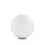 Mapa Modern White Glass Table Lamp - 40cm Diameter