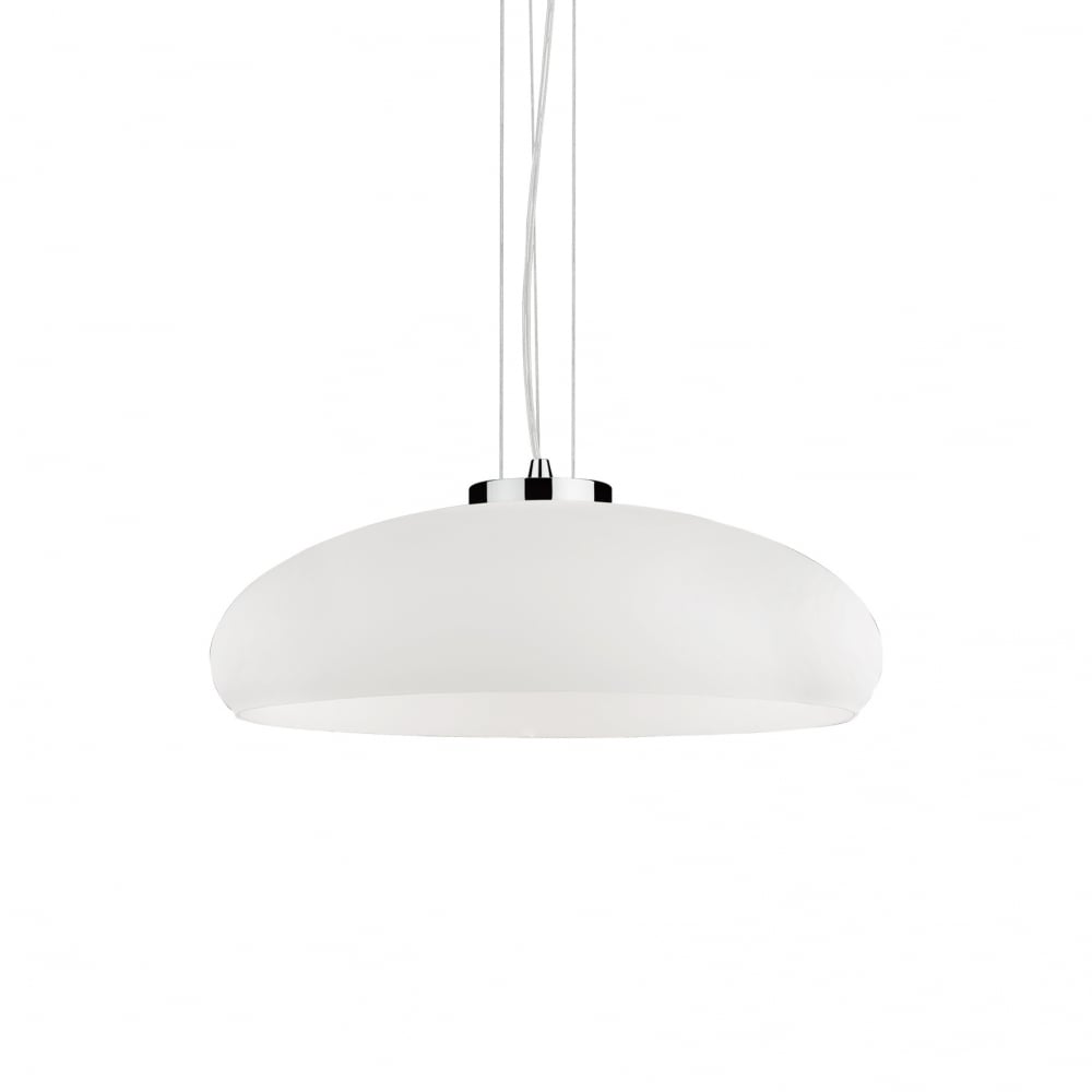Aria Contemporary Pebble Gloss Ceiling Pendant Light, 50cm