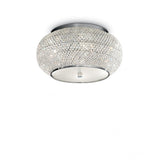 Chrome Pasha 6-Light Traditional Ceiling Spotlight