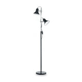 Modern Polly Dual Bulb Outdoor Post Light in Sleek Black Finish