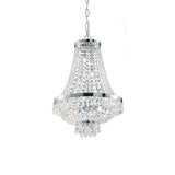 Caesar Six-Light Chrome Pendant Chandelier