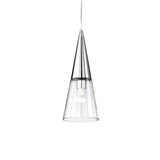 Chrome Elegance: Cono Modern Pendant Light