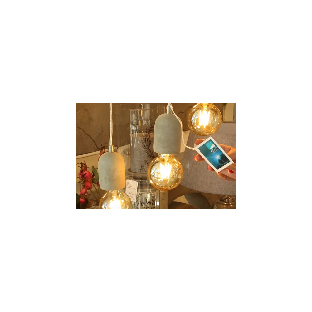 Silvares Concrete Pendant Ceiling Light with 5 Bulb Configuration