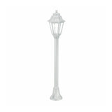Anna Mizar White Hexagonal Post Lantern - Classic E27 Outdoor Light