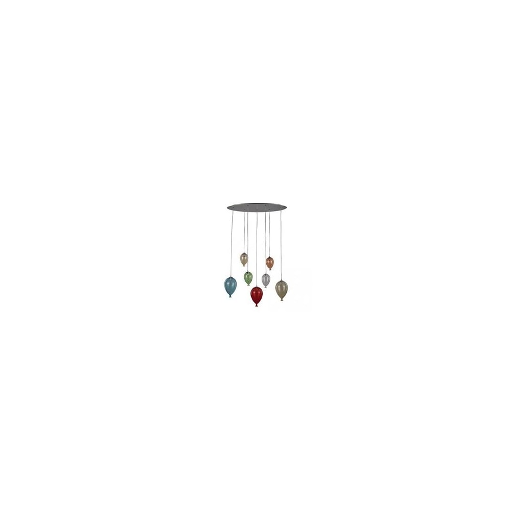 Whimsical Glow 7-Light Modern Pendant Fixture