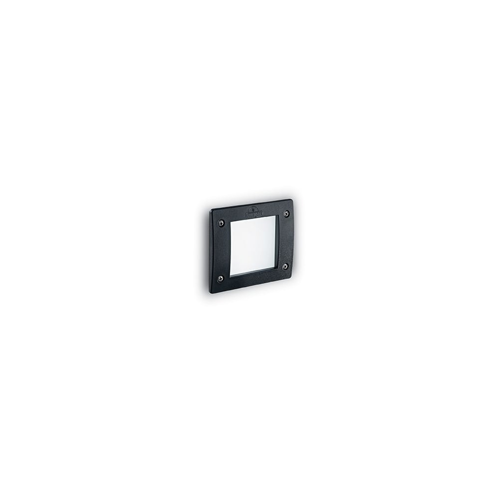 Leti Black Square Recessed LED Spotlight