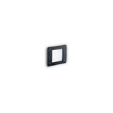 Leti Black Square Recessed LED Spotlight