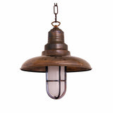 Rixton Antique Brass Pendant Light with Glass Accents (GL144, GL147, GL148)