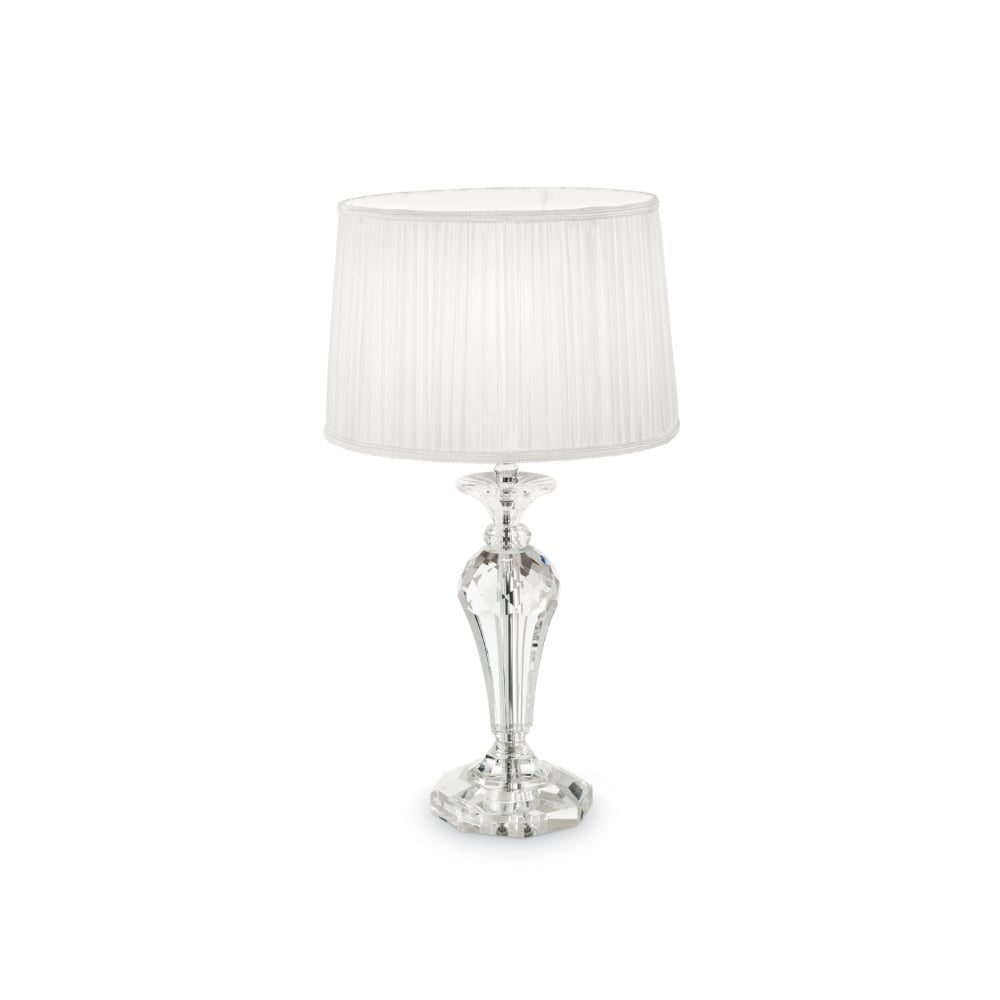 Classic Elegance: Kate 2 Round Crystal Table Lamp