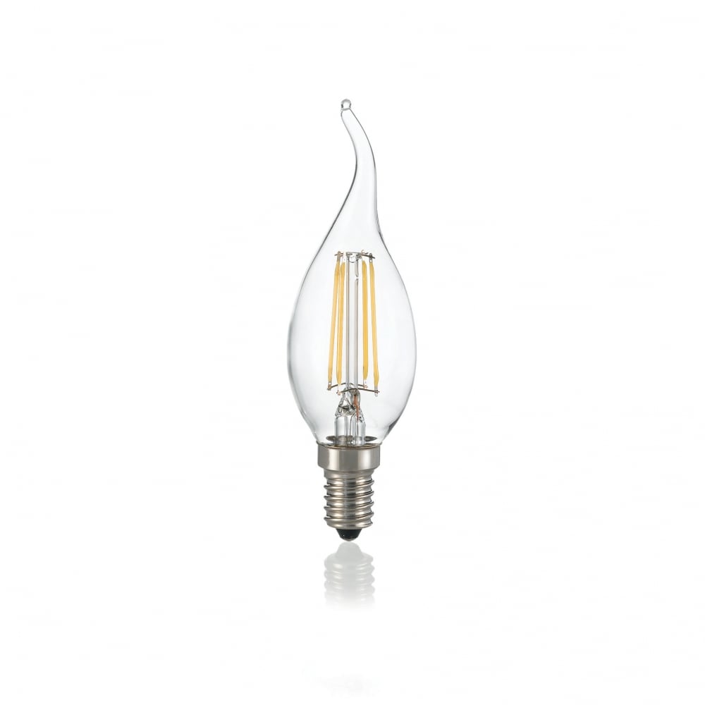 Classic E14 4W Wind Tip Clear Light Bulb 3000K
