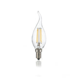 Classic E14 4W Wind Tip Clear Light Bulb 3000K