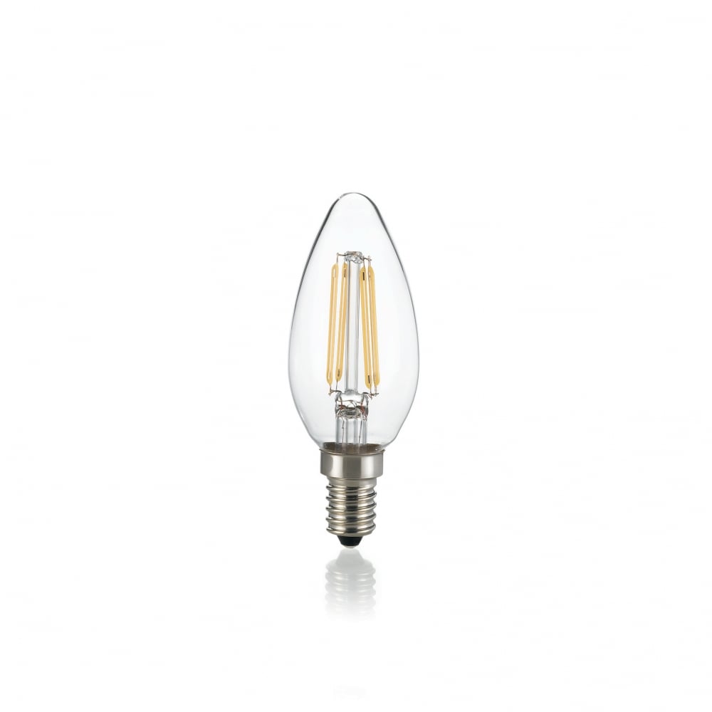 Oliva Transparent E14 LED Bulb 4W 4000K