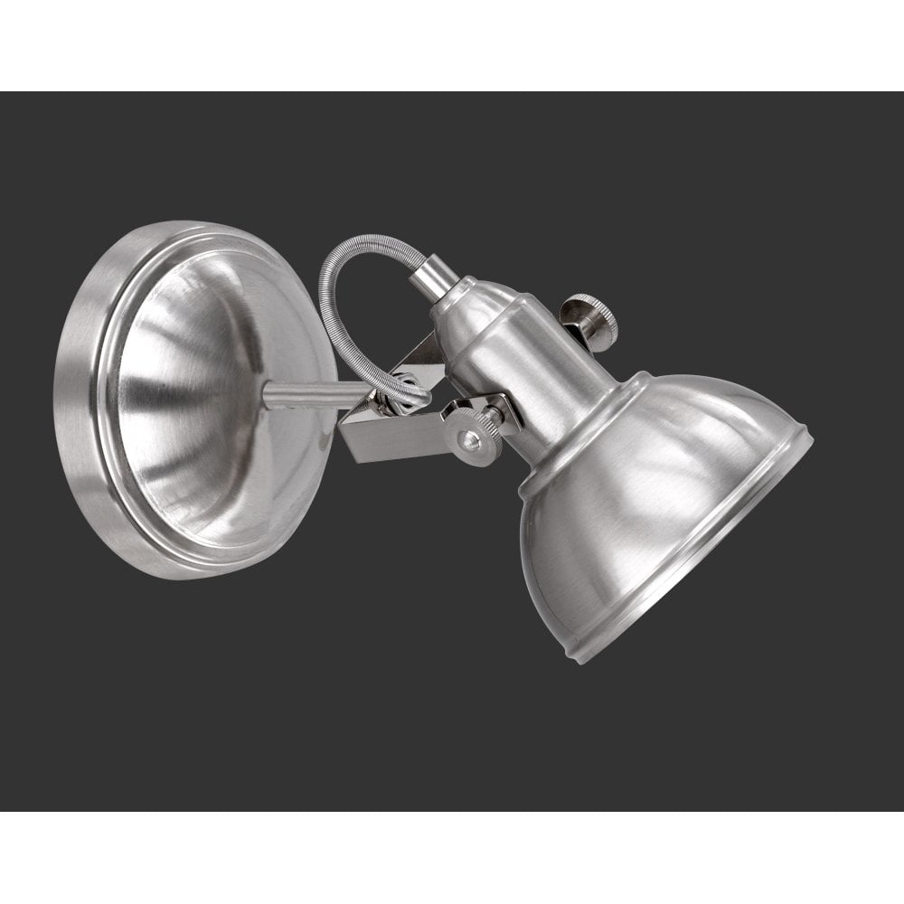 Gina Contemporary Matte Nickel Indoor Ceiling Spotlight