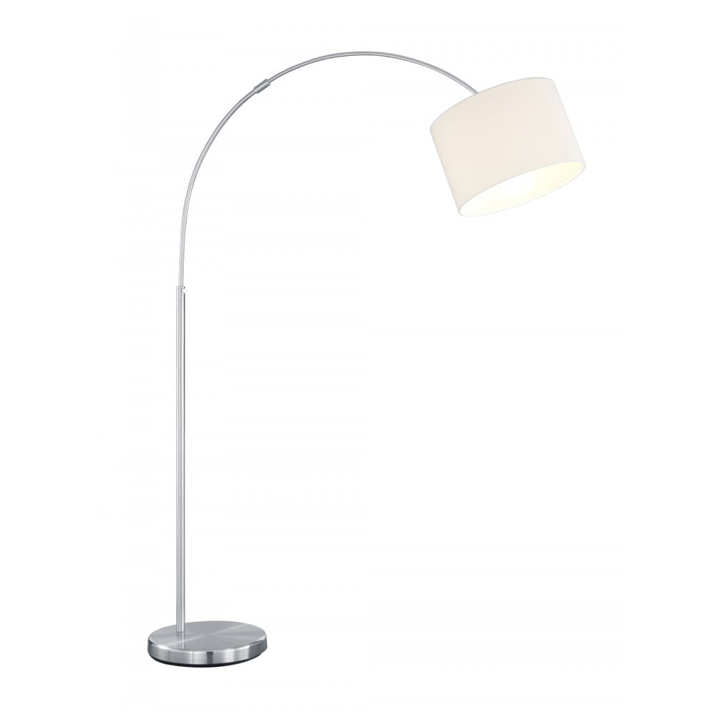 Young Living Nickel Matte Adjustable Floor Lamp