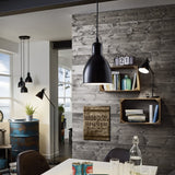 Priddy Elegant Black Dome Pendant Light