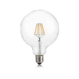 Contemporary Globe Light Bulb E27 8W Clear 4000K