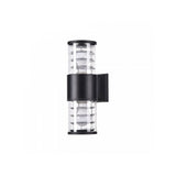 Sleek Black Bronx Outdoor Wall Sconce