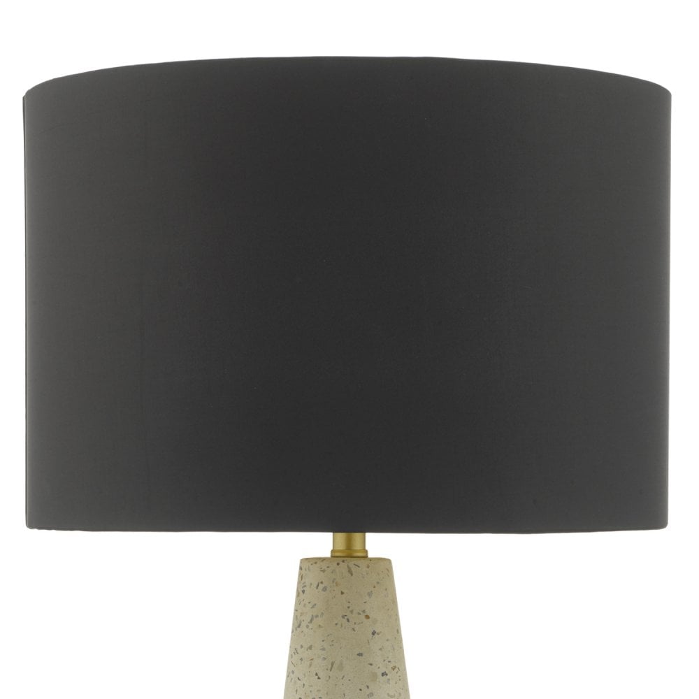 Onora Table Lamp White & Black With Shade