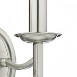 Ambassador 2 Light Wall Light Satin Chrome Bracket Only