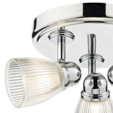Cedric Bathroom 3 Light Spotlight Polished Chrome Glass IP44