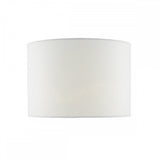 Ciara White Linen Drum Shade 33cm