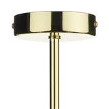 Cynthia 3-Light Semi Flush Ceiling Fixture in Polished Brass with Tulip Glass Shades