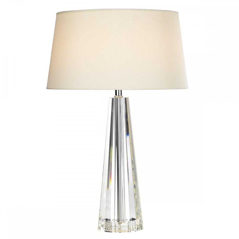 Cyprus Table Lamp Crystal With Shade