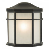 Dulbecco Outdoor Wall Light Black Opal Acrylic IP44