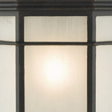 Dulbecco Outdoor Wall Light Black Opal Acrylic IP44