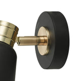 Fry Single Wall Spotlight Black & Rose Gold