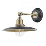 Hannover 1 Light Wall Bracket Black Antique Brass