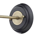 Hannover 1 Light Wall Bracket Black Antique Brass