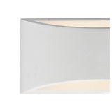 Hove 2 Light Wall Washer Plaster