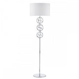 Innsbruck Floor Lamp Polished Chrome With Shade