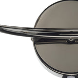 Luther 2 Light Wall Light Black Chrome Crystal