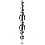 Madrid Floor Lamp Satin Chrome With Shade