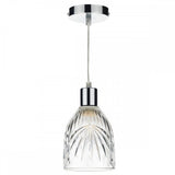 Motif Easy Fit Pendant Clear Glass