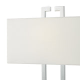 Nile Table Lamp Polished Chrome With Shade