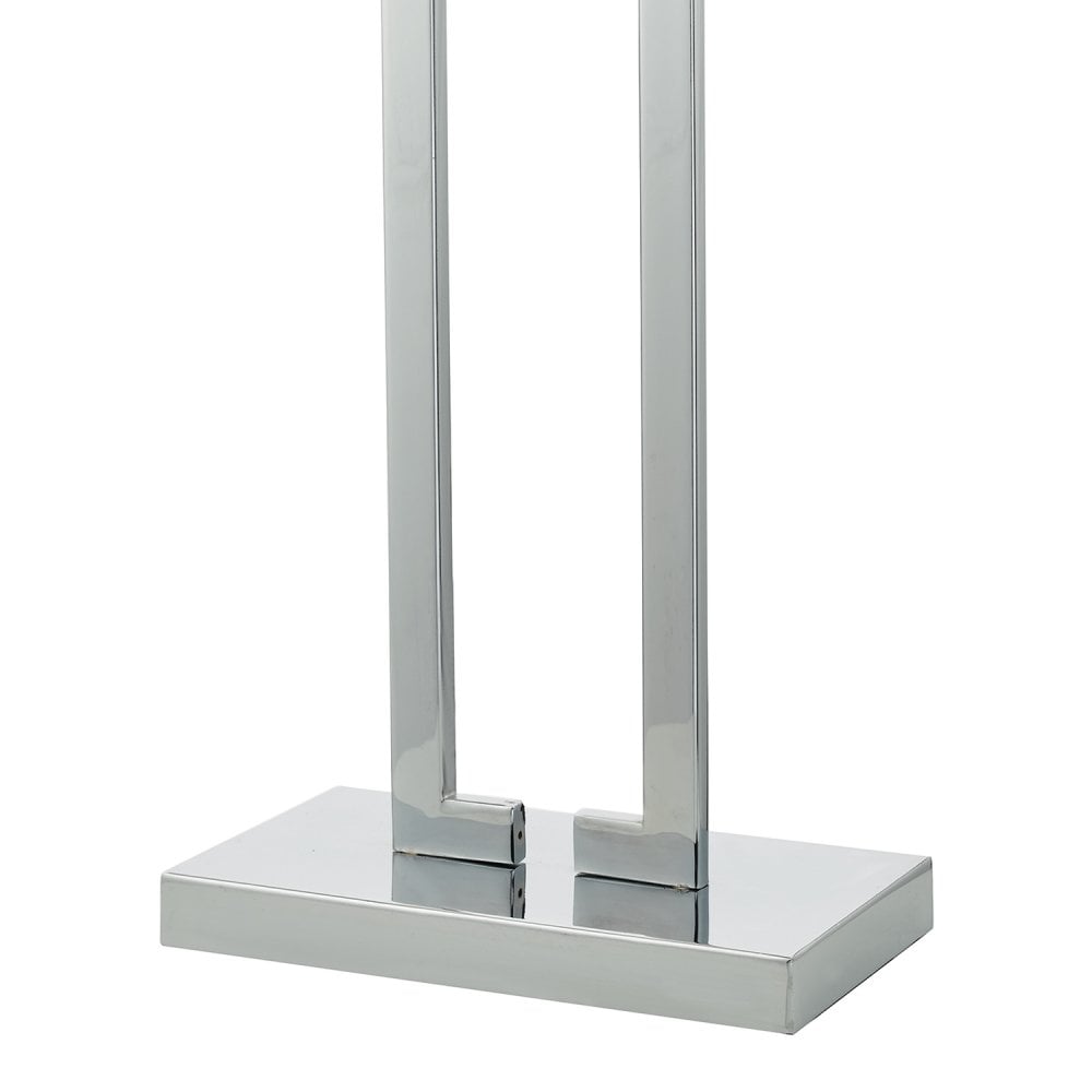 Nile Table Lamp Polished Chrome With Shade