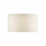 Pyramid White Linen Drum Shade 35cm
