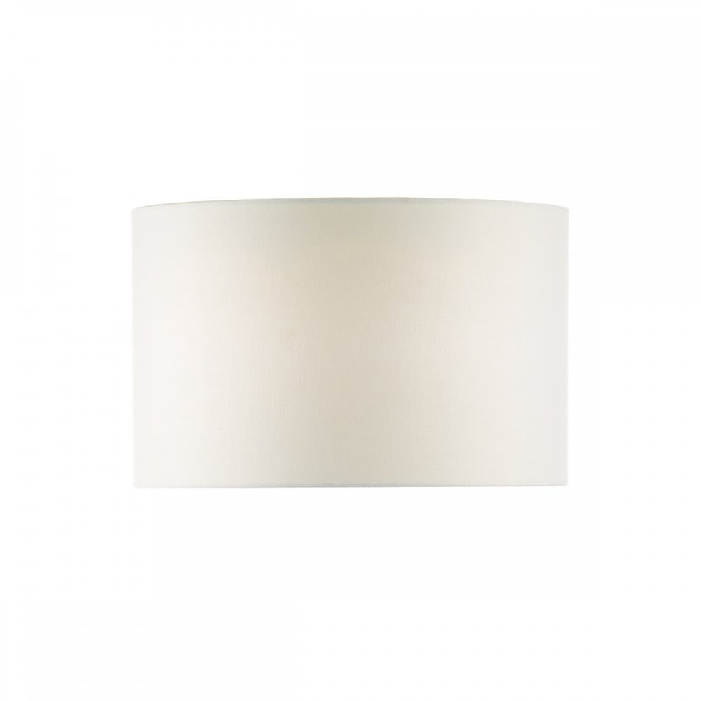 Pyramid White Linen Drum Shade 46cm