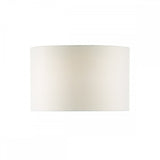 Pyramid White Linen Drum Shade 46cm