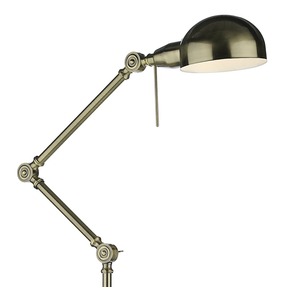 Ranger Floor Lamp Antique Brass