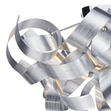 Rawley 4 Light Flush Brushed Aluminium 40cm