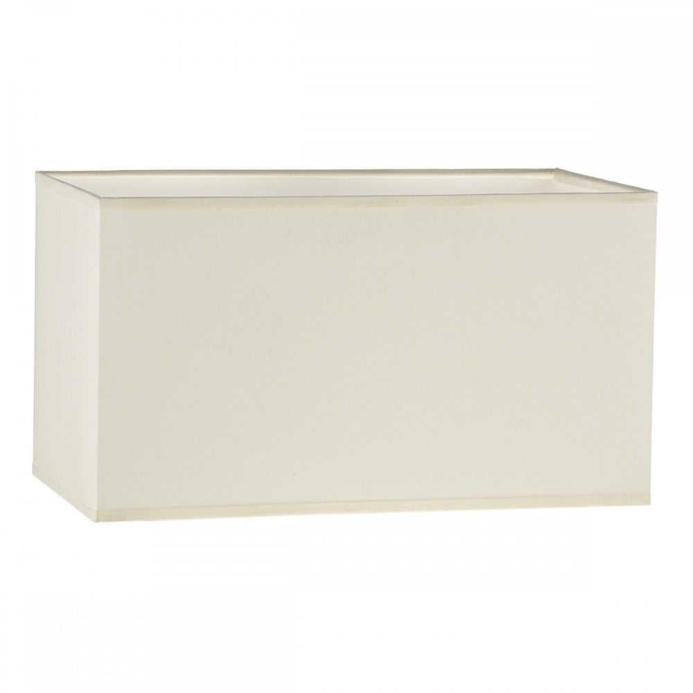 S1021 Cream Cotton Rectangle Shade 34CM