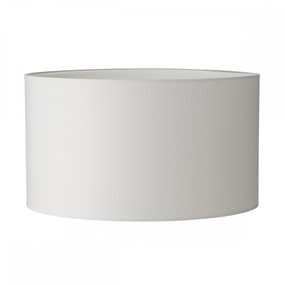 Tuscan Ivory Cotton Drum Shade 40cm